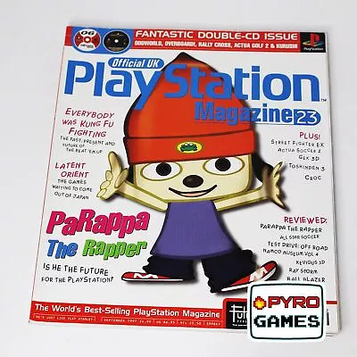 Official UK PlayStation Magazine - September 1997 - Issue 23 - PaRappa The Ra... • £13.95