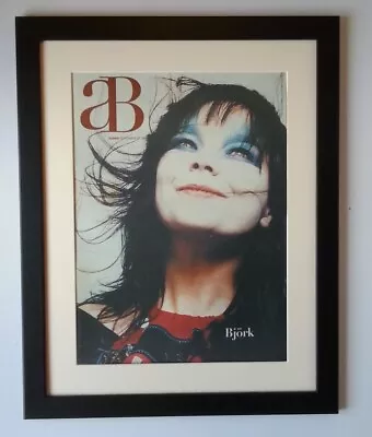 £79.95 • Buy BJORK*ab*2002*ORIGINAL*COVER*POSTER*AD*QUALITY FRAMED*FAST WORLD SHIP