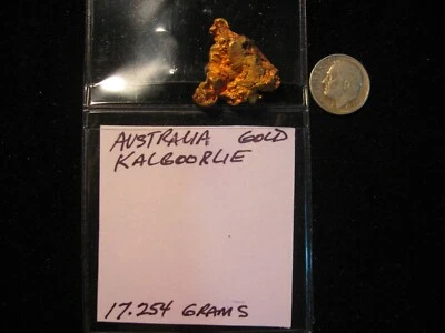 $2466 • Buy Large Australian Gold Nugget Kalgoorlie 17.254 Grams Very Scarce!!!