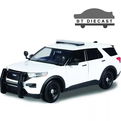 Motormax 2022 Ford Police Interceptor Utility 1/24 Unmarked White 76988 • $22.90