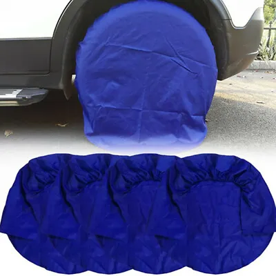 SUV Car Blue Wheel Tire Dust Covers Kits Snow Sun Protector Tyre Accessories  • $29.60