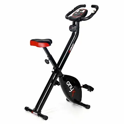 Viavito Onyx Folding Magnetic X-Bike Compact Stationary Upright Exercise Bike  • £99.99