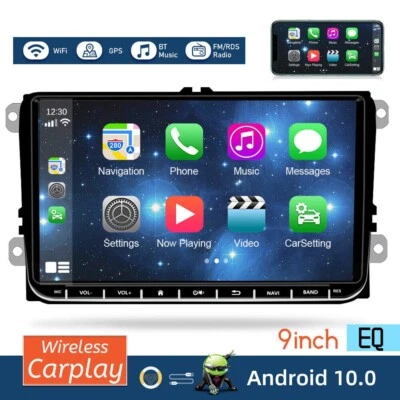 $99.98 • Buy For Car VW Volkswagen Golf 2003-2017 9   2DIN Radio Stereo Android GPS Navi