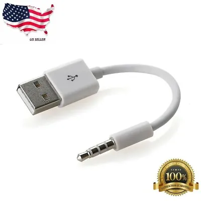 USB 3.5mm Data Sync Charger Cable Cord For Apple IPod Shuffle 3rd & 4th Gen • $2.89