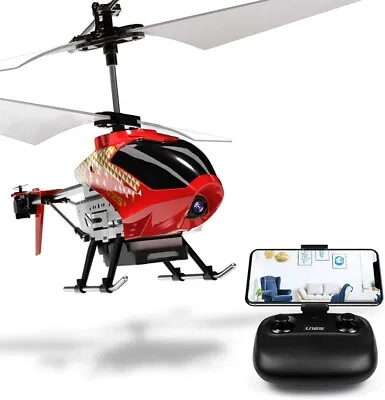 Mini RC Helicopter Cheerwing U12S Gyro WiFi FPV Drone Metal Camera Gift For Kids • $27.58