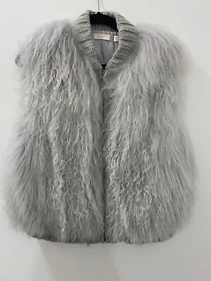 $250 • Buy Sass & Bide Love Song Shearling Vest Grey - M