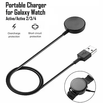 Charger Cable Samsung Galaxy Watch 4Smartwatch 1mUSB Charging Dock Cable Charger • $13.99