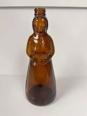 Vintage 10'' MRS BUTTERWORTH'S Syrup Amber Glass Bottle #4300 • $9.99