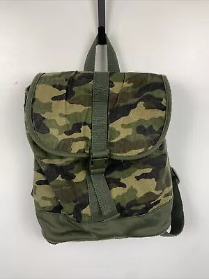 Gymboree Green Camo Camouflage Army Style Backpack One Size • $24.95