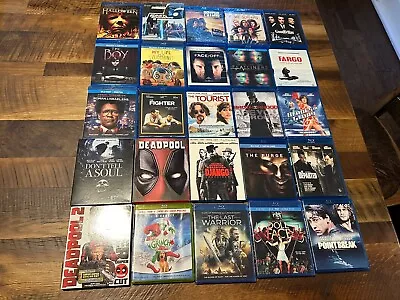 Blu Ray Movies Lot 6*Thrillers Comedy Horror ActionSci Fi*Classics*MUST LOOK • $3