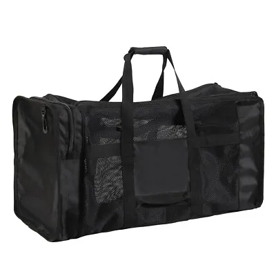 100L Mesh Duffle Gear Bag For Scuba Diving Snorkeling Swimming Beach And D1N7 • $28.09