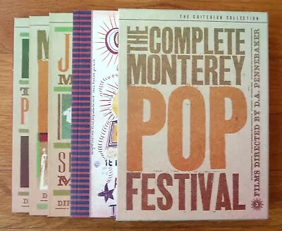 Complete Monterey Pop Festival By Various Artists Box Set 3DVDs+61 PAGE Booklet • $45