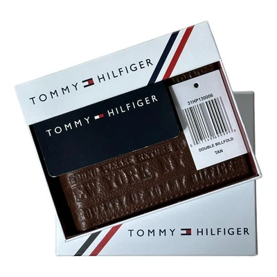 £22.95 • Buy Tommy Hilfiger Men's  Classic Brown Credit Card Holder Wallet With Box