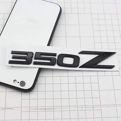 1pcs Black 350Z Metal Car Rear Trunk Badge 350Z 3D Letter Tailgate Emblem • $11.99