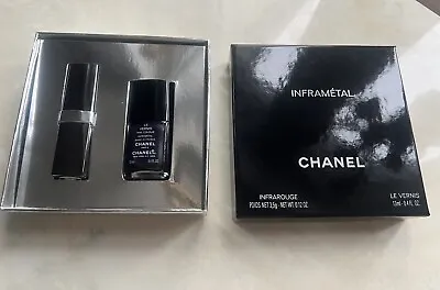 Chanel Lipstick & Nail Polish Set Infrared Metals New In Original Packaging • £70.94