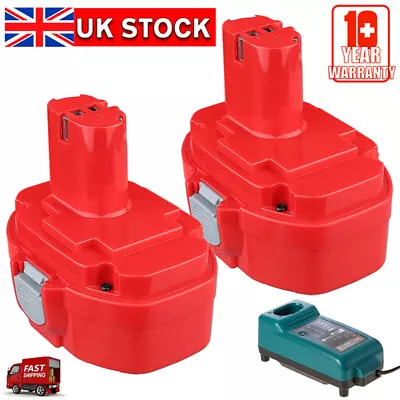 Battery/Charger For Makita PA18 1822 1823 1833 1835 JR180D 8390D 4.8Ah 18V Ni-MH • £12.74