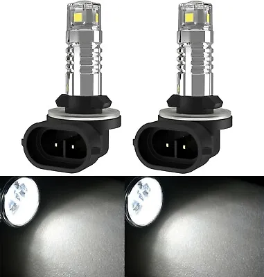 LED 20W 879 H27 White 4300K Two Bulbs Fog Light Replacement Upgrade Lamp Stock • $25.50