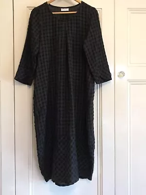 J Generation Size 10 Wool Blend Grey Checked Dress Excellent Condition • $60