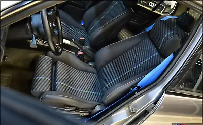 Interior Seat Cloth Fabric Upholstery  For Bmw E30 E36 E34 E21 M3 M5 Blue/green • $56.90