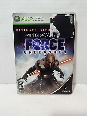 Star Wars The Force Unleashed Ultimate Sith Edition Xbox 360 Steel Book READ DES • $13.95