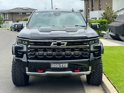 Chevrolet Silverado ZR2 - Behind Grill LED Light Bar 304 SS Mounting Brackets • $78.50