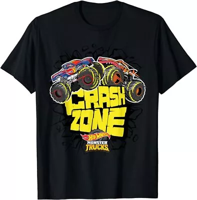 Hot Wheels - Monster Trucks Crash Zone Tiger Shark Race Ace T-Shirt • $9.99