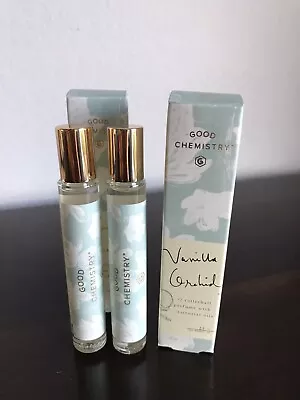 2Pcs Good Chemistry Vanilla Orchid Perfume Rollerball New W/ Box 0.25oz • $28.99