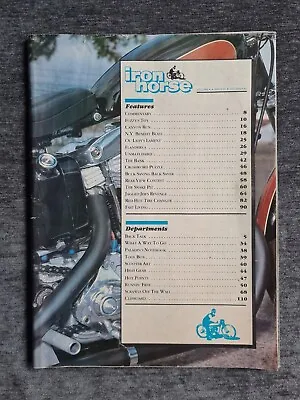 Iron Horse Magazine October 1982 (Missing Cover) • £2