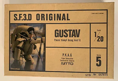 NITTO 1984 Ma.K S.F.3.D. #5 Gustav Panzer Kampf Anzug AUSF G 1/20 Model Kit NEW • $49.99