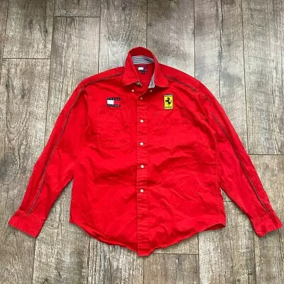Men's Tommy Hilfiger Ferrari F1 Marlboro Racing Shirt Size S • $99