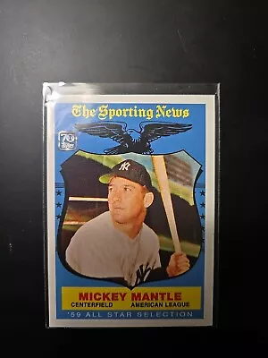 2021 Topps #18 Mickey Mantle The Sporting News Reprint 70 Years Of Topps - JF • $1.50