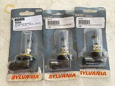 Sylvania 9006 Basic Halogen Headlight Pair Set 3 Bulbs • $17.50
