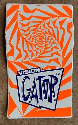 Vintage - NOT REISSUE - 1980's Mark Gator Rogowski Sticker NOS Orange/White • $20