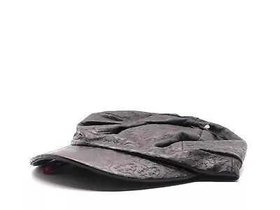 Kangol Kanganude Emb 9362BC Black Leather Spitfire Hat • $77.65