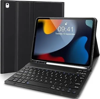 Bluetooth Keyboard With Case For IPad 10.2 9th Gen20218th Gen 20207th Gen 2019 • £19.99