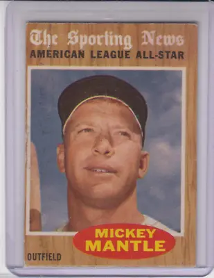 1962 Topps #471 Mickey Mantle Sporting News AL All Star  Yankees   VGEX • $129.99