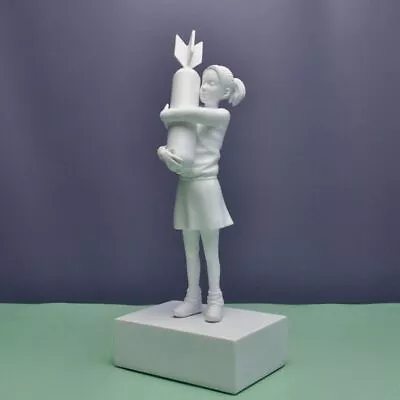 £16.72 • Buy Bomb Girl Figurine Bomb Hugger  Statue Desktop Ornaments Banksy-Sculpture