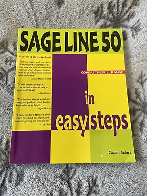 Sage Line 50 In Easy Steps By Gillian Gilert (Paperback 1999) • £1.89