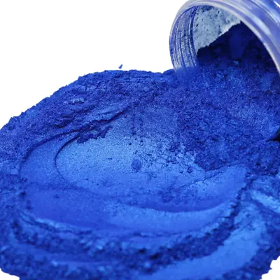 FIREDOTS Sapphire Blue Mica Powder - Cosmetic Grade Epoxy Resin Color Pigment • $17.99