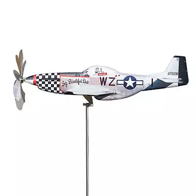 1pcs Airplane Wind Spinner Metal Wind Spinners Wind Sculpture Windmill Aircraft  • $31.48