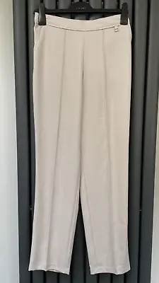 Bnwot New M&S Classic Straight Leg Neutral Cream Trousers Size 8 Reg • £12.99