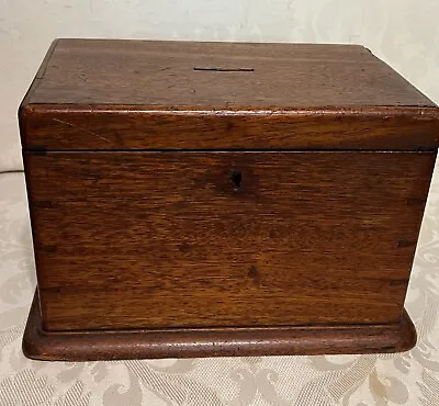 Antique Ballot Box Or Church Poor Box • $195