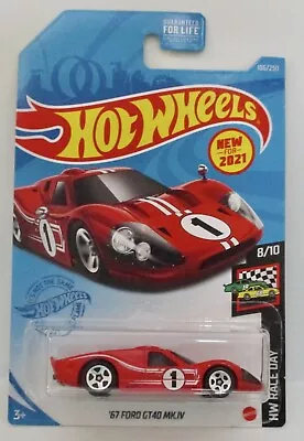 Hot Wheels ’67 Ford Gt40 Mk.iv Red Hw Race Day 8/10 Combined Shipping P6 • $7.99