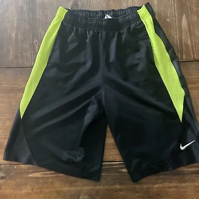 EUC Men's Nike DF Basketball Shorts Black/Volt Green Size Large • $15.99