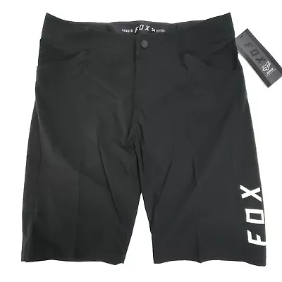 Fox Racing Men's Ranger Water Mountain Bike Shorts Black Size 34 Water-Resistant • $47