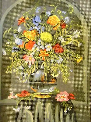 $23.40 • Buy  Bouquet  Printed Needlepoint Tapestry  Canvas Collection D'art 10442