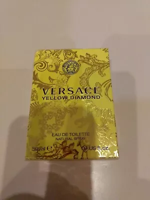 Women's Versace Yellow Diamond Eau De Toilette Spray 1 Oz - Nib • $38