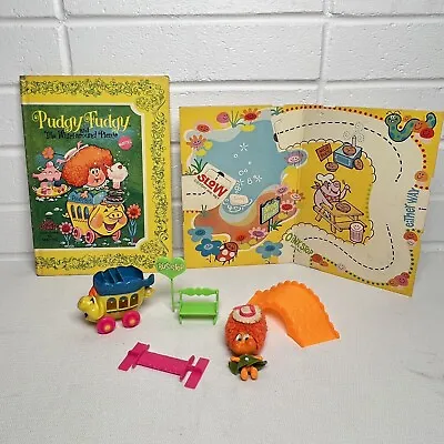 Upsy Downsy FUDGY PUDGY Set Play Land Board Book Vintage 1969 Mattel • $75