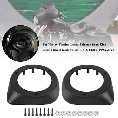 6.5  Speaker Boxes Pod Fit For Touring Road King Lower Fairing 1993-2022 AE • $38.49