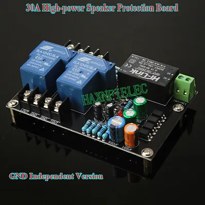 30A High-power Stereo Audio Amplifier Speaker Protection Board AC100V-220V Power • $17.50